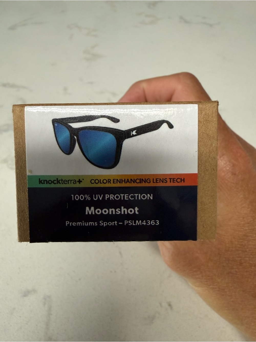 Knockterra Moonshot Men's Sunglasses - Blue Lenses